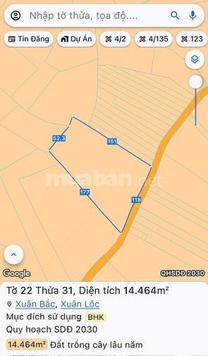 Chuẩn bị xuất cảnh đi nước ngoài cần bán cắt lỗ mảnh đất 14464m2 