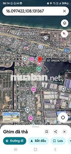 Chỉ 4.6 tỷ-chính chủ Cần bán lô  đường Võ Tự khu đô thị Lakeside