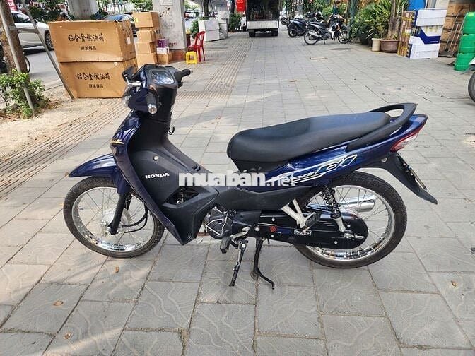 XE WAVER 110 màu xanh