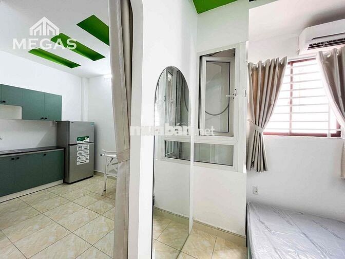 🔥Cho thuê Studio Quận 10 1 phòng ngủ tách bếp, cửa sổ trời, full nt