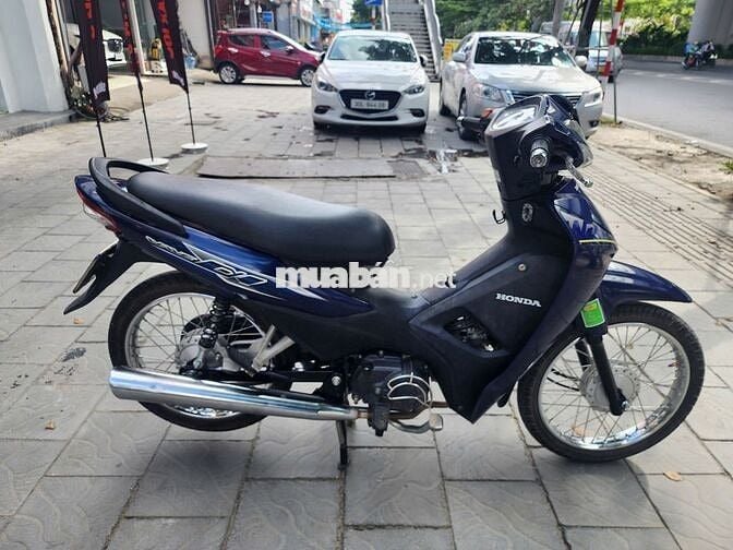 XE WAVER 110 màu xanh