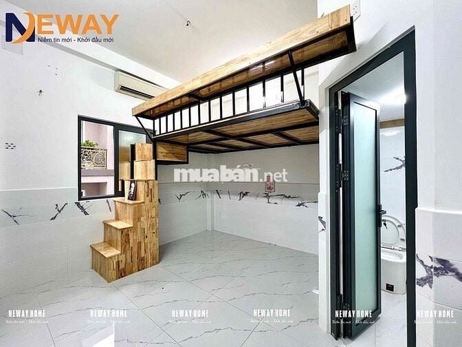 Siêu Phẩm Duplex Cửa Sổ Trời Mới Xây Full Nội Thất Đi Bộ Qua Huit
