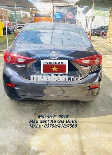 Mazda 3 2017 1.5 AT Sedan -màu đen,Xe gia đình