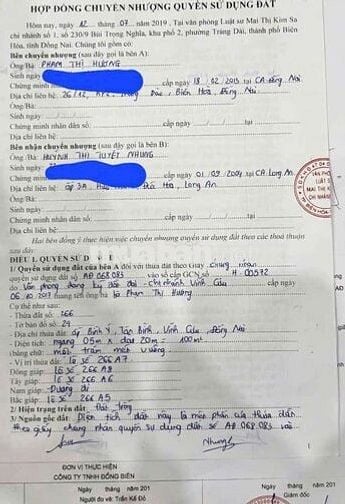 ĐẤT PHƯỜNG TÂN TRIỀU GIA ĐÌNH CẦN BÁN