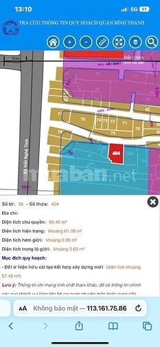Nhà bán  chính chủ Cạnh mặt tiền Xô Viết Nghệ Tĩnh