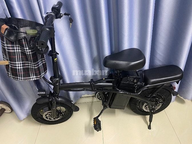 Xe đạp điện mini thời trang tiện lợi đi lại trong phố