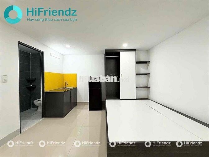 CHO THUÊ STUDIO FULL NT NGAY CHỢ AN NHƠN, ĐH CÔNG NGHIỆP NVD, VĂN LANG