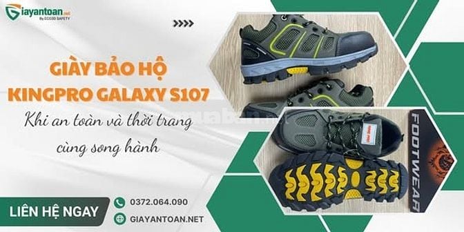 Giày bảo hộ KingPro GALAXY – Nhẹ, thoáng khí, chuẩn thể thao