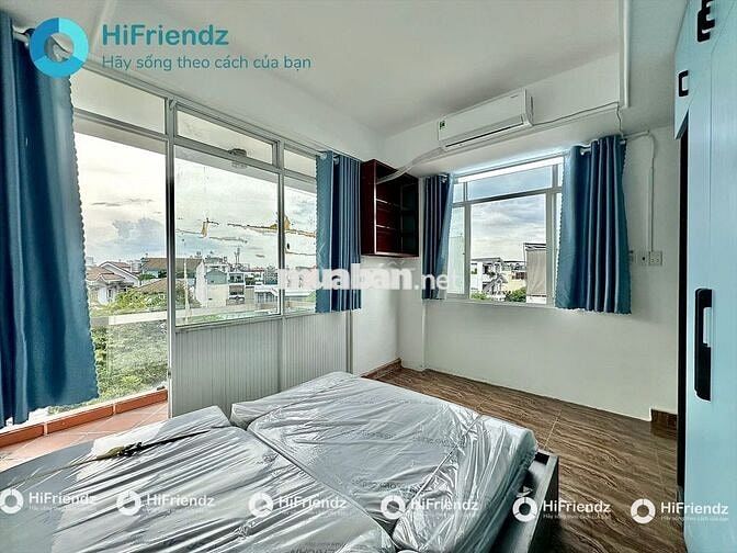 CHDV GIÁ RẺ - 1 PHÒNG NGỦ TÁCH BẾP FULL NỘI THẤT NGAY LOTTE MART GVAP