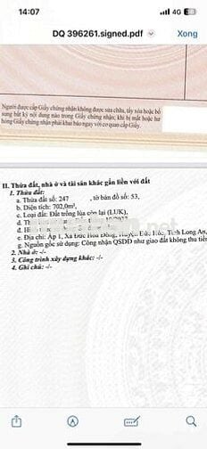 🌟 CHÍNH CHỦ CẦN BÁN ĐẤT MẶT TIỀN ĐỨC HÒA ĐÔNG – LONG AN 🌟