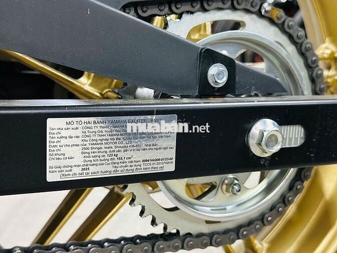 XE MÁYTHANH TÙNG_EXCITER 155ABS VỪA ĐKÝ CHẠY 210KM