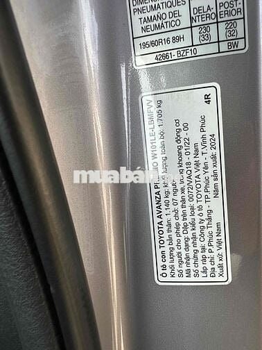 Toyota Avanza Premio 2024 - 4700 km HÃNG TOYOTA