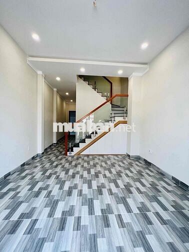 Nhà Mới Xây 100% DT 180m2 1Trệt 2Lầu 3Pn 4Wc Sân Thượng Hẻm Xe Tải