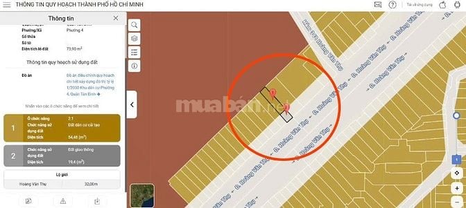  BÁN NHÀ MẶT TIỀN : 358 HOÀNG VĂN THỤ - P. 4 - Q. TÂN BÌNH - TPHCM
