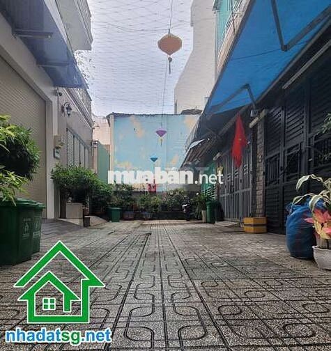 NHÀ ĐẸP HẺM 4M. NGAY BV TÂN PHÚ.  SÁT ĐH VĂN HIẾN. DT: 62m - 4PN, 4WC.
