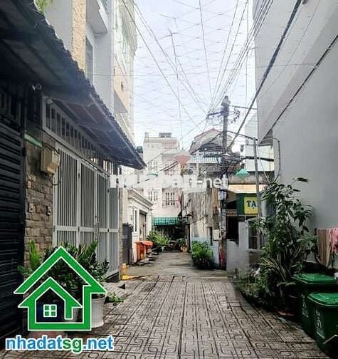 NHÀ ĐẸP HẺM 4M. NGAY BV TÂN PHÚ.  SÁT ĐH VĂN HIẾN. DT: 62m - 4PN, 4WC.