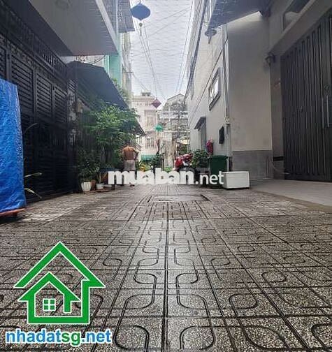 NHÀ ĐẸP HẺM 4M. NGAY BV TÂN PHÚ.  SÁT ĐH VĂN HIẾN. DT: 62m - 4PN, 4WC.