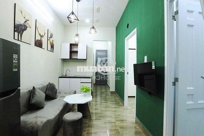 CĂN HỘ 2 PHÒNG NGỦ BAN CÔNG - FULL NT - NGAY CV HOÀNG VĂN THỤ