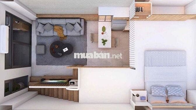 Căn hộ xã hội Mỹ Hạnh, 45m^2 - 50m^2, 2-3 phòng ngủ đường tỉnh lộ 824