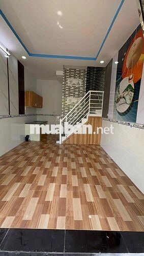 BÁN NHÀ GIÁ RẺ HÓC MÔN 40m2 – 1 TRỆT 1 LẦU 1 LỬNG CHỈ 295 TRIỆU