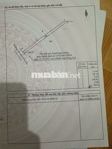 Bán đất mặt tiền nhựa khu du lịch Chứa Chan ngang 6m giá 1.2 tỷ