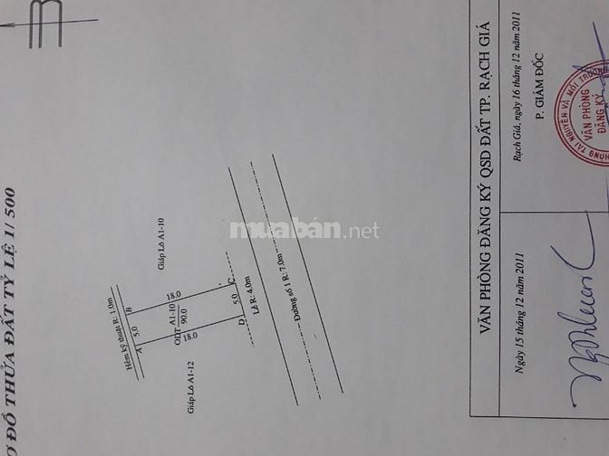 Bán đất thổ cư nhánh Quang Trung - khu giáo viên Ngô Sỹ Liên
