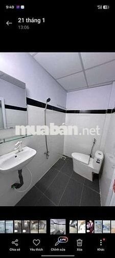 Phòng trọ mới xây sẳn máy lạnh