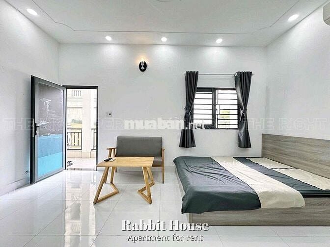 CHO THUÊ CĂN HỘ BANLCONY FULL NỘI THẤT, GẦN NHÀ THỜ TÂN ĐỊNH