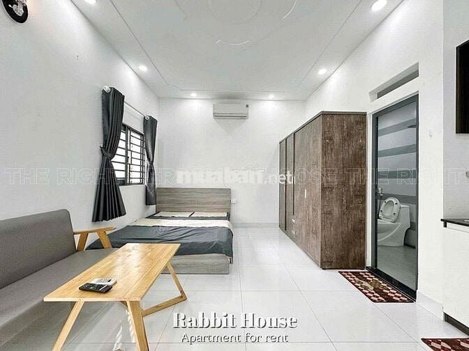 CHO THUÊ CĂN HỘ BANLCONY FULL NỘI THẤT, GẦN NHÀ THỜ TÂN ĐỊNH