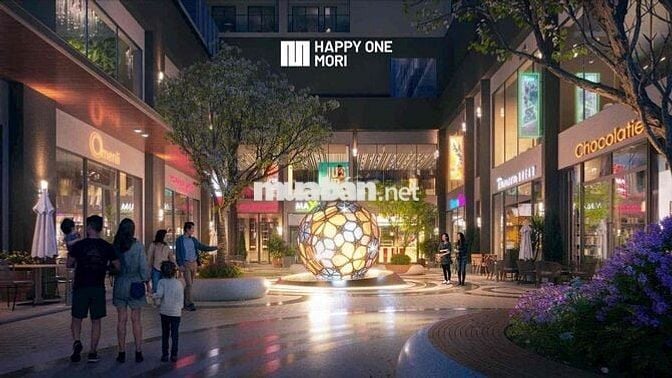 Căn hộ Happyone Mori 2PN, giá từ 1,9 tỷ, LáiThiêu 14,LH: ***Vi