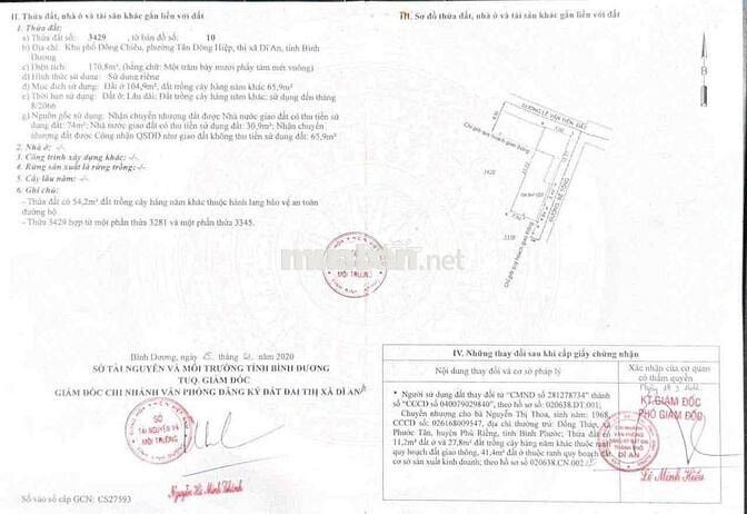 Lô Gốc 2 MT Đường Lê Văn Tiên, Sát Đg LÊ HỒng Phong ngã 4 Chiêu Liêu