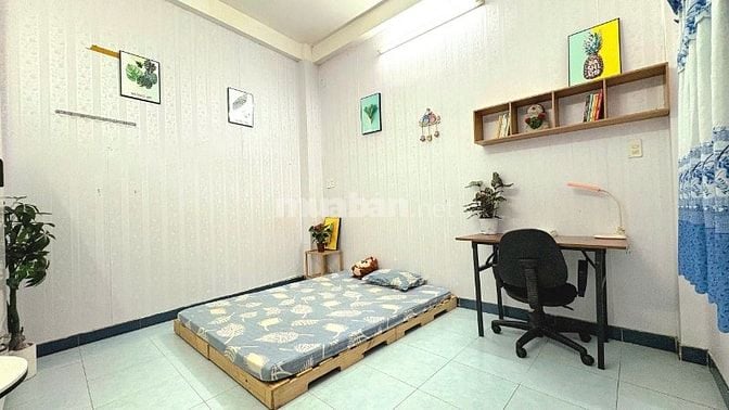 Căn hộ Mini tầng trệt, Full nội thất, tách bếp, tự do, ko chung chủ