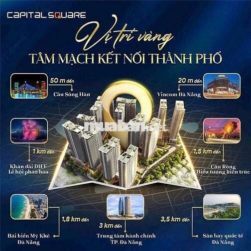 Capital Square –Vị trí kim cương bên sông Hàn, sát Vincom