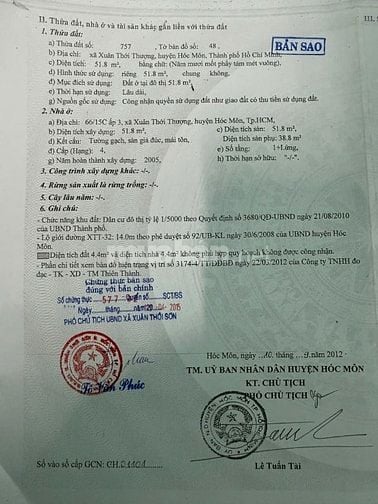 Bán nhà riêng gần chợ đầu mối Hóc Môn, 4,9 tỷ, 60m2.