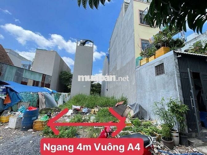BÁN ĐẤT HXH VƯỜN LÀI, Q12 - CÁCH QL1A 50M - SỔ VUÔNG 68M2 - CHỈ 3.3 TỶ