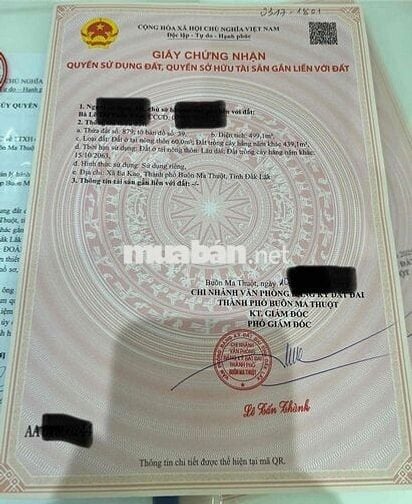 chính chủ cần bán đất mt bêtông gấp