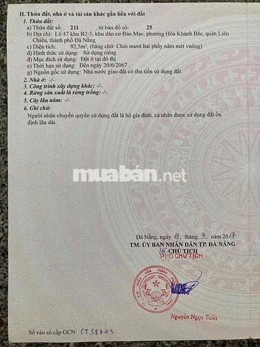 Lô đất Bàu Mạc giá cực tốt, gần biển và các tiện ích xung quanh