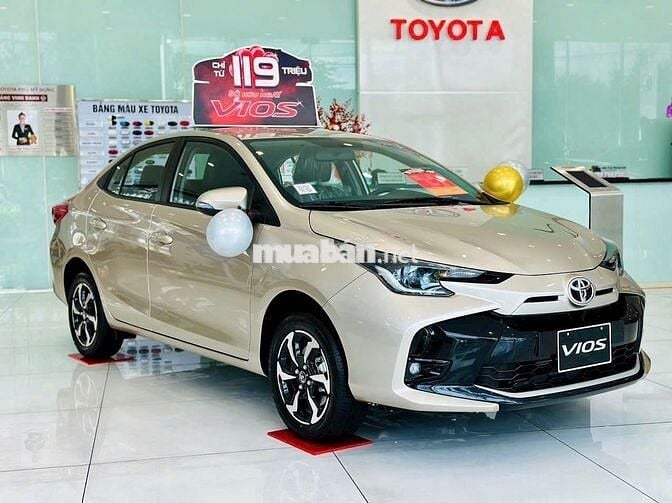 Vios Ưu đãi khủng -Tặng 100% Thuế Trước Bạ