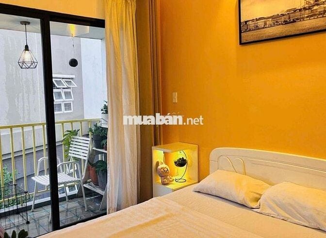Căn hộ 1Pn ban công, full nội thất thiết kế vibe chill nhẹ nhàng