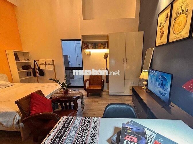 Căn hộ 1Pn ban công, full nội thất thiết kế vibe chill nhẹ nhàng