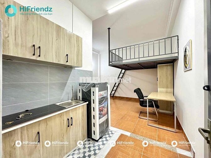STUDIO TÁCH BẾP BAN CÔNG CHO NUÔI PET XE ĐIÊN NGAY CẦU VƯỢT NGÃ TƯ GA