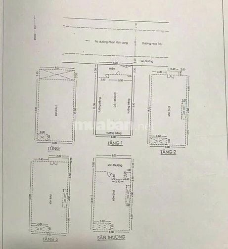 Chính Chủ Gửi Bán Gấp Mặt tiền 8-10 Hoa Trà, Phú Nhuận, 8x16m.42 tỷ