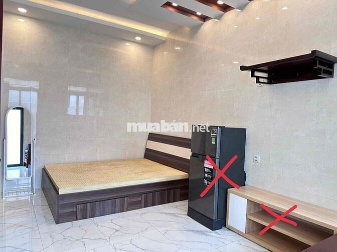 Cho thuê căn hộ chung cư 1 phòng ngủ MT Đề Thám P PNL Q1.