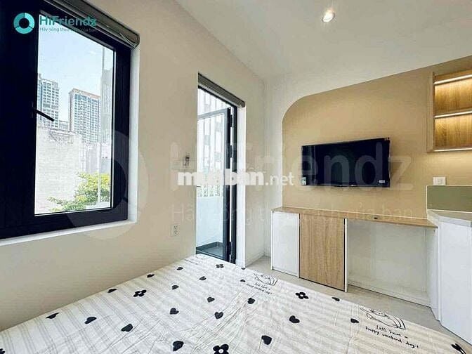 STUDIO BAN CÔNG MÁY GIẶT RIÊNG FULL NỘI THẤT MỚI NGAY PHÚ NHUẬN