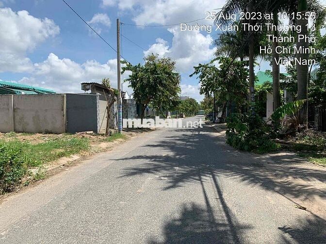 Đất Xuân Thới Thượng mặt tiền đường