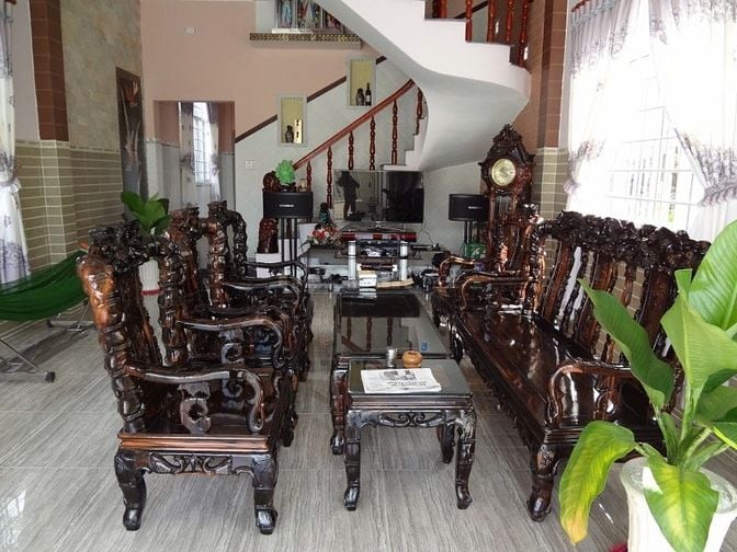 BÁN NHÀ MẶT TIỀN – CÓ SÂN LÀM XƯỞNG – KHÔNG NGẬP, GẦN C.A TP - MỸ THO