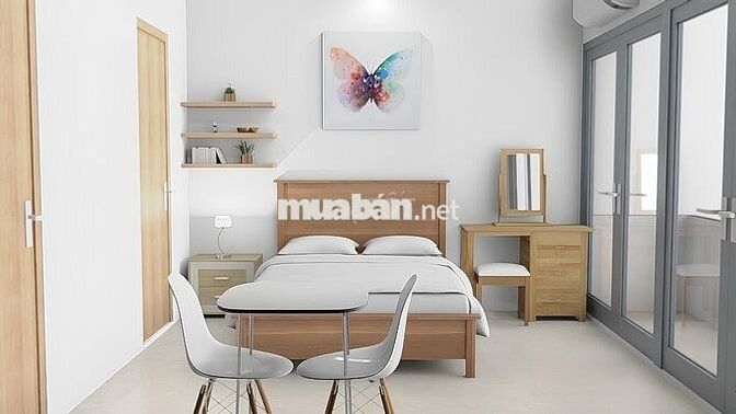 Khai trương căn hộ 1 Phòng ngủ, Full nội thất, gần Ngã 4 Hàng Xanh