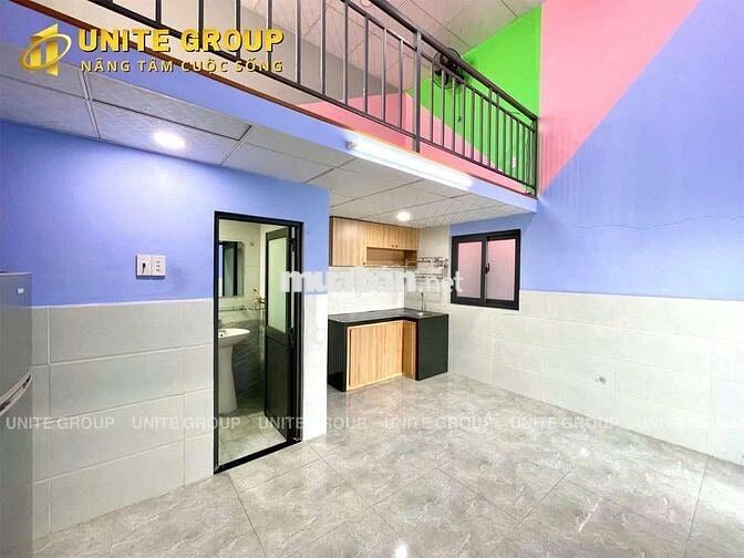 Cho thuê gác cao 1m7 gần đh TDT, RMIT, Lotte Mart.