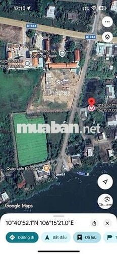 Bán đất thổ cư HXH gần trường tiểu học Long Thạnh 168 m2