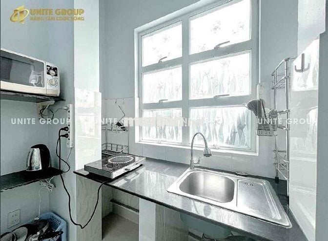 Căn Hộ Rộng 40m2,Ban Công,Tách bếp Bình Thạnh gần cầu Thị Nghè,giáp Q1